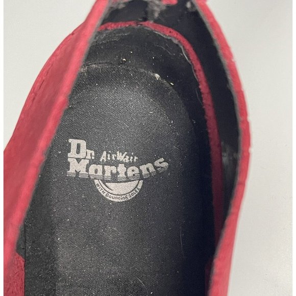DR MARTENS Baynes Chukka Boots Mens sz 11/UK 43 Suede Sneakers Trainers Red FLAW